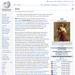 Jews - Wikipedia