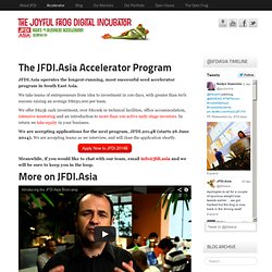 Join the JFDI.Asia Accelerator – JFDI.Asia