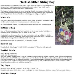 JGibson: Turkish String Bag