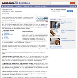 JibberJobber: Career and Job Search Management