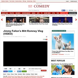 Jimmy Fallon's Mitt Romney Vlog