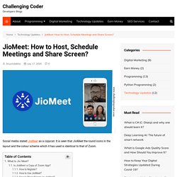 JioMeet: How to Host, Schedule Meetings and Share Screen?