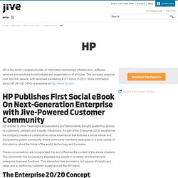 HP - Jive Social Business Case Study