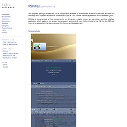 Software Projects : PSPdisp