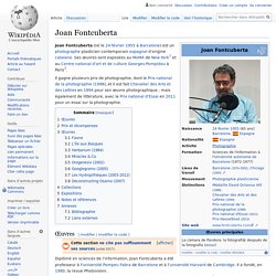 Joan Fontcuberta - Wikipédia