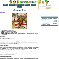 Joan of Arc for Kids