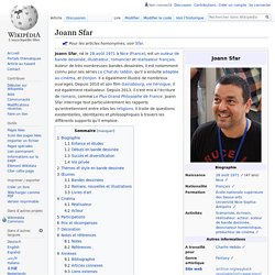 Joann Sfar - Wikipedia