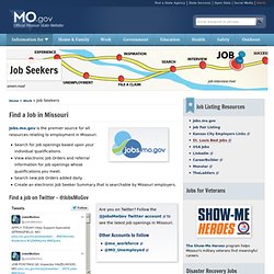 Job Seekers - MO.gov