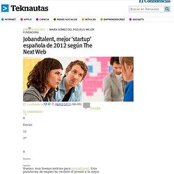 Jobandtalent, mejor 'startup' española de 2012 según The Next Web