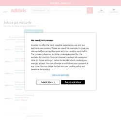 Jobba hos oss - Adlibris Bokhandel