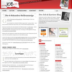 JOBlog - Der Job und Karriere Blog