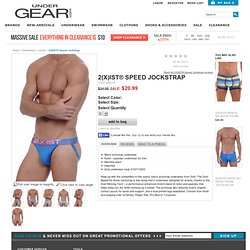 2(X)IST® Speed Mens Jockstrap Underwear
