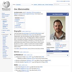 Joe Abercrombie - La première loi