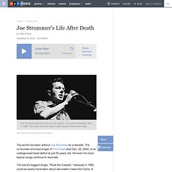 Joe Strummer's Life After Death