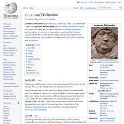 Johannes Trithemius