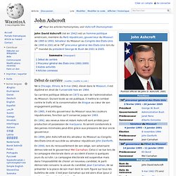 John David Ashcroft Wikipédia