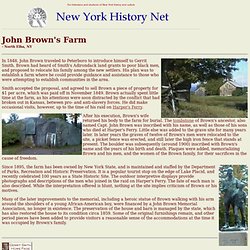 John Brown Farm, North Elba, New York - New York History Net