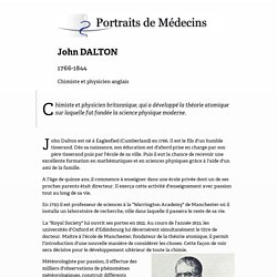 John DALTON (1766 - 1844)