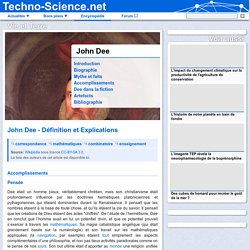 John Dee - Accomplissements