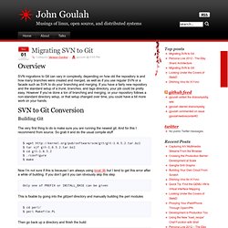 John Goulah » Migrating SVN to Git