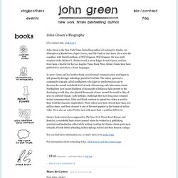 John Green’s Biography
