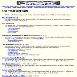 John Kim's RPG System Design Page
