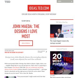 John Maeda: The designs I love most