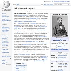 John Mercer Langston