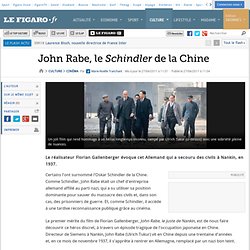 John Rabe, le Schindler de la Chine 