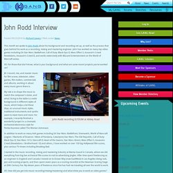 John Rodd Interview