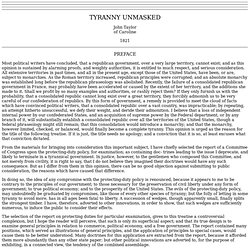 John Taylor: Tyranny Unmasked (1821)