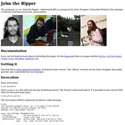 John the Ripper