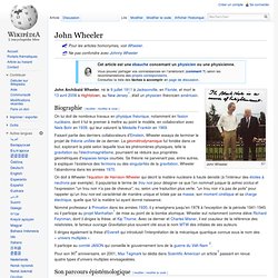 John Wheeler - WikipÃ©dia