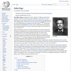 John Cage