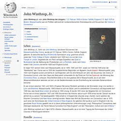 John Winthrop, Jr.