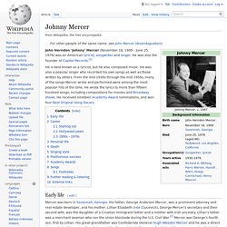 Johnny Mercer