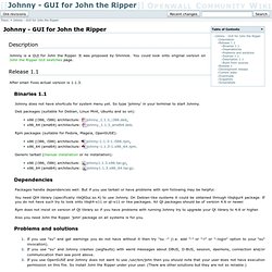 Johnny - GUI for John the Ripper [Openwall Community Wiki]