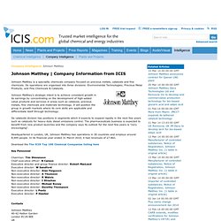 Company Information from ICIS