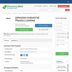 Johnston Industrial Plastics Limited - Business to business