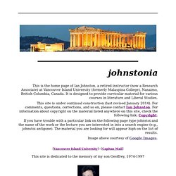 johnstonia home page