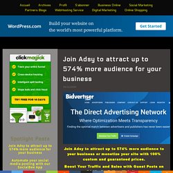 Join Adsy to attract up to 574% more audience for your business