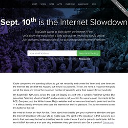 Join the Battle for Net Neutrality