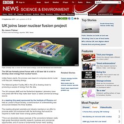 UK joins laser nuclear fusion project