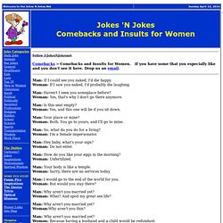 Jokes N Jokes - Comebacks and Insults for Women