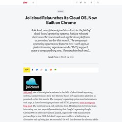 Jolicloud Relaunches its Cloud OS, Now Built on Chrome