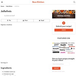 Jollofreis - Boss Kitchen