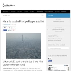 Hans Jonas : Le Principe Responsabilité