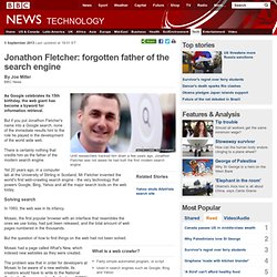 Jonathon Fletcher: forgotten father of the search engine