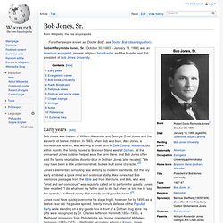 Bob Jones, Sr.