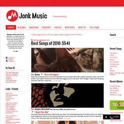 Jonk Music: Best Songs of 2010: 55-41